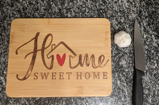 Home Sweet Home Cutting Board from The Mindful Realm