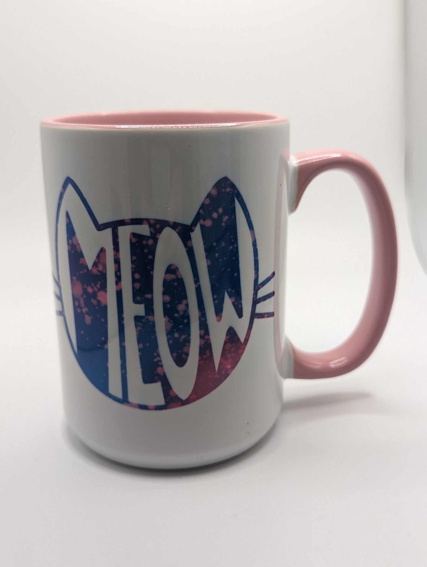 Meow Cat Lovers 15 oz Mug