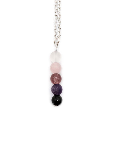 Empath Protection Crystal Necklace - HSP - Hanging Pendant